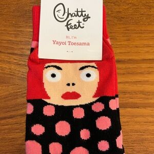 New in package cute art socks.